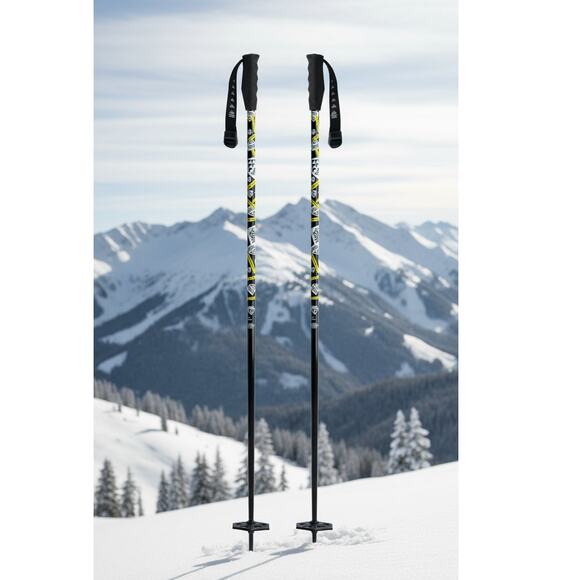 Brand New 2026 Black Crows 'Ski Sauvage' Meta Poles 130cm (51") Christmas Gift! - Picture 3 of 4